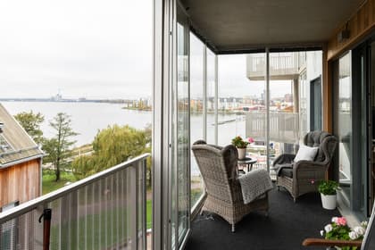 Balkong eller utsiktsbild