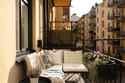 Balkong eller utsiktsbild