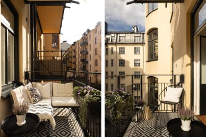 Balkong eller utsiktsbild