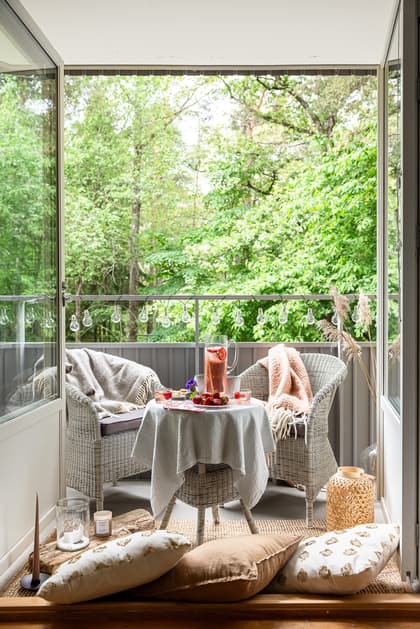 Balkong eller utsiktsbild