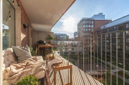 Balkong eller utsiktsbild