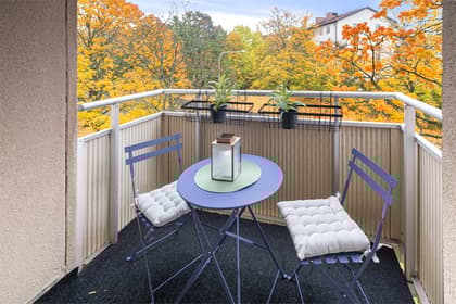 Balkong eller utsiktsbild