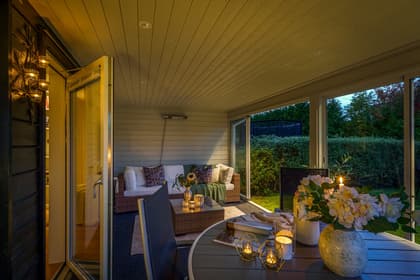 Balkong eller utsiktsbild