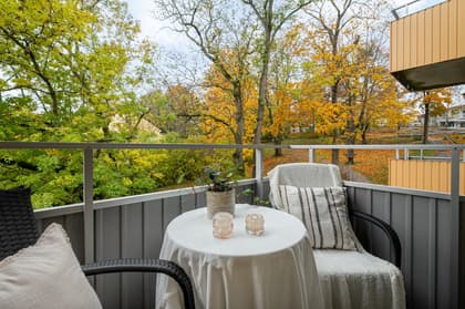 Balkong eller utsiktsbild