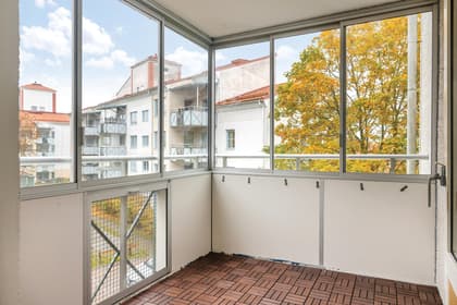 Balkong eller utsiktsbild