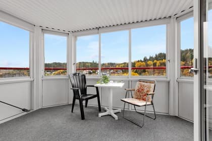 Balkong eller utsiktsbild