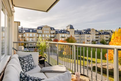 Balkong eller utsiktsbild