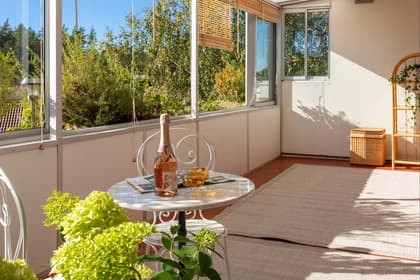 Balkong eller utsiktsbild