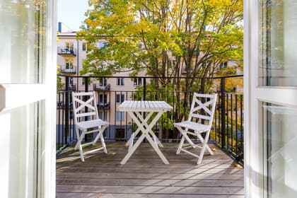 Balkong eller utsiktsbild