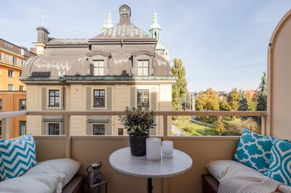 Balkong eller utsiktsbild