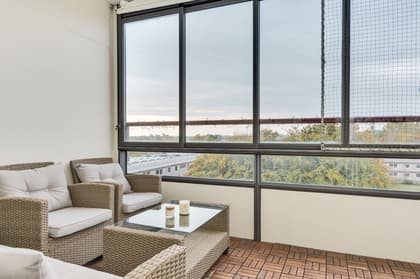 Balkong eller utsiktsbild