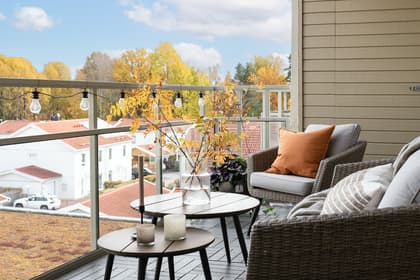 Balkong eller utsiktsbild