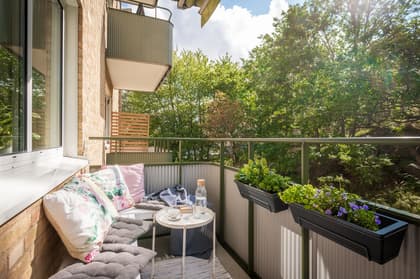 Balkong eller utsiktsbild