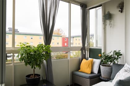 Balkong eller utsiktsbild