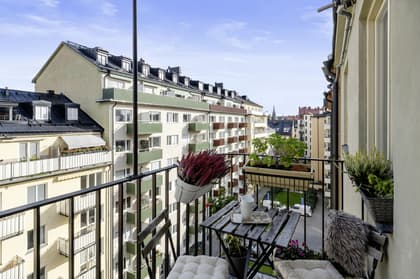 Balkong eller utsiktsbild