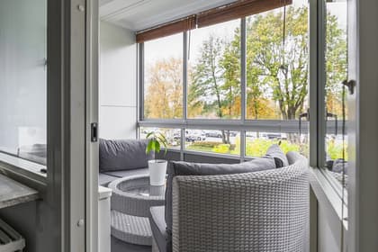 Balkong eller utsiktsbild