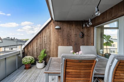 Balkong eller utsiktsbild