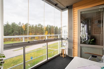 Balkong eller utsiktsbild