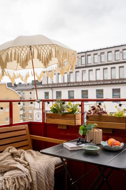 Balkong eller utsiktsbild