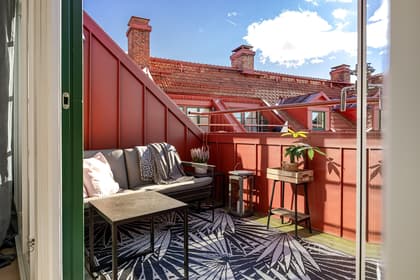 Balkong eller utsiktsbild