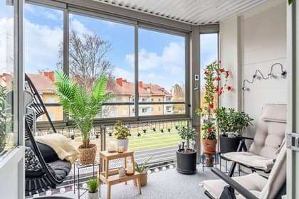 Balkong eller utsiktsbild