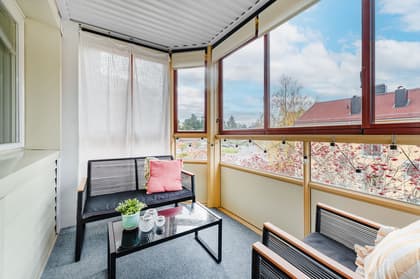 Balkong eller utsiktsbild