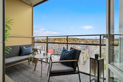 Balkong eller utsiktsbild