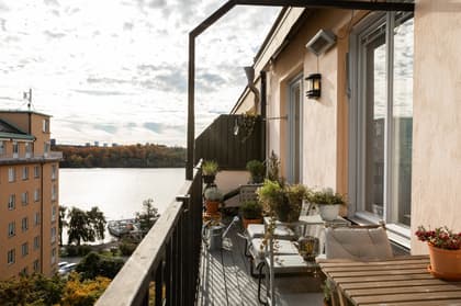 Balkong eller utsiktsbild