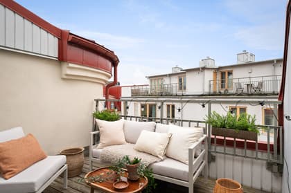 Balkong eller utsiktsbild