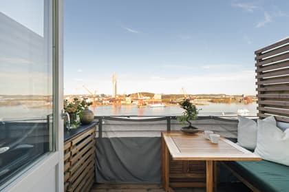 Balkong eller utsiktsbild