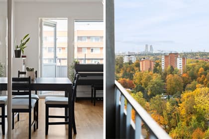 Balkong eller utsiktsbild