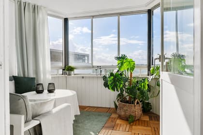 Balkong eller utsiktsbild