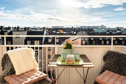 Balkong eller utsiktsbild