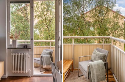 Balkong eller utsiktsbild