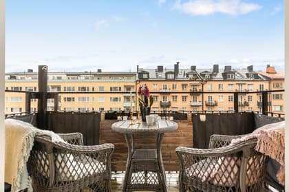 Balkong eller utsiktsbild