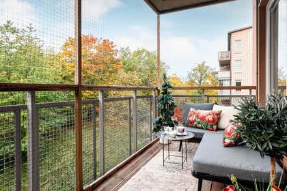 Balkong eller utsiktsbild