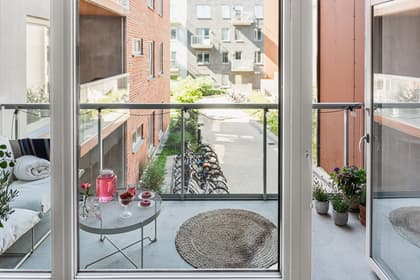 Balkong eller utsiktsbild