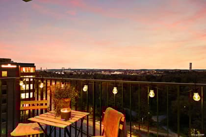 Balkong eller utsiktsbild