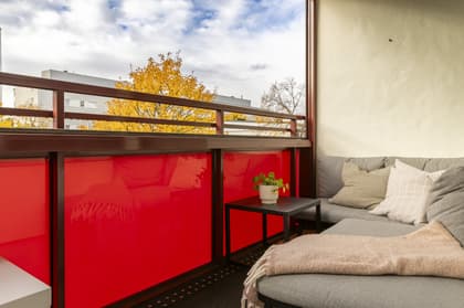 Balkong eller utsiktsbild