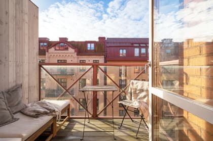 Balkong eller utsiktsbild