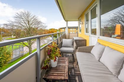 Balkong eller utsiktsbild