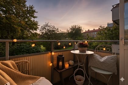 Balkong eller utsiktsbild