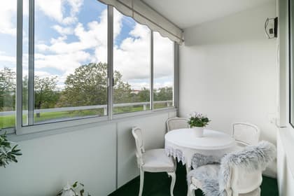 Balkong eller utsiktsbild