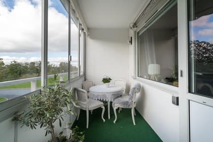 Balkong eller utsiktsbild