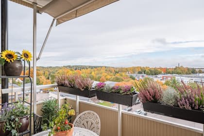 Balkong eller utsiktsbild