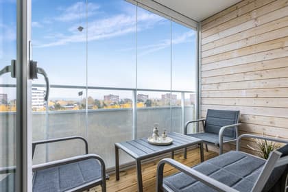 Balkong eller utsiktsbild