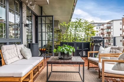 Balkong eller utsiktsbild