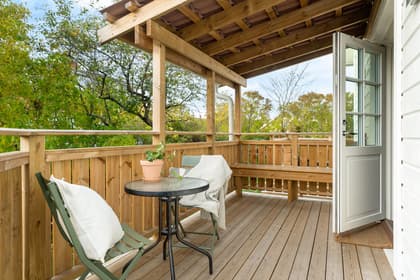 Balkong eller utsiktsbild