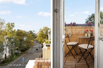 Balkong eller utsiktsbild