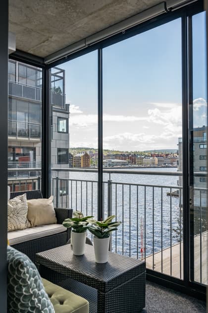 Balkong eller utsiktsbild